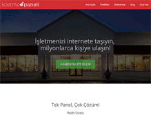Tablet Screenshot of isletmepaneli.com